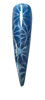 Blue Zircon Velvet Cats Eye Gel Polish