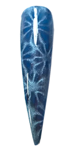 Blue Zircon Velvet Cats Eye Gel Polish