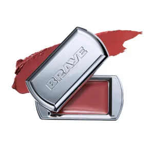 BRAYE Lipsleek Lip Balm, Monochromatic Cream Blush 2-in-1 Face Makeup, Hydrating & Mood Buildable, Vegan   Cruelty-Free Glow for Cheeks l 03 Posh