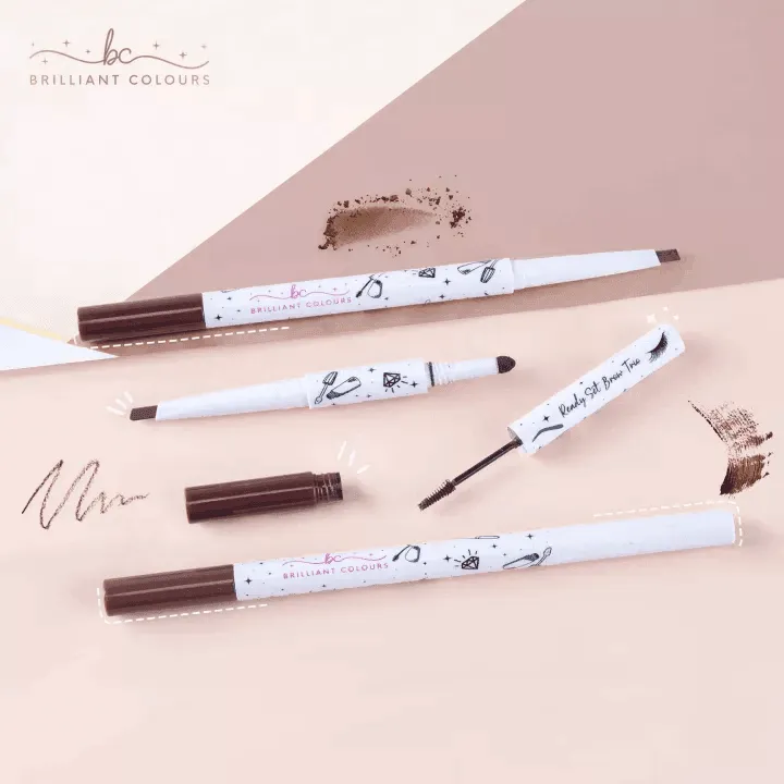 Brilliant Skin Colours Ready Set Eye Brow Trio - 1.84g ( Creative )
