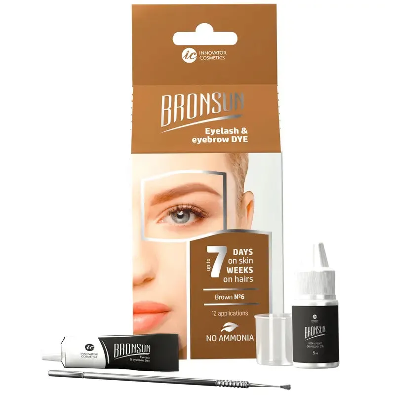 Bronsun Eyelash and Eyebrow TINT KIT 7ml   5ml developer