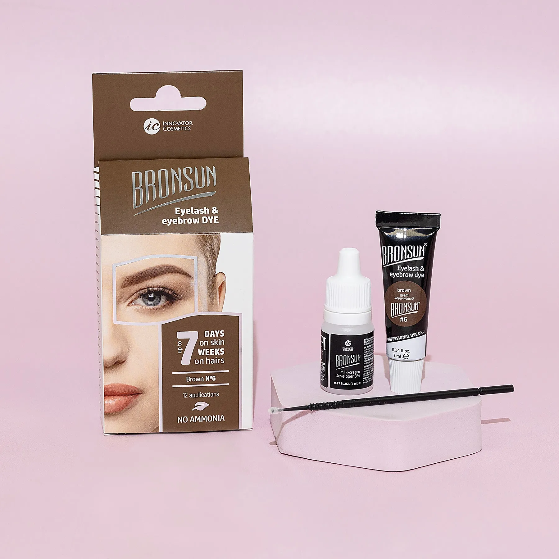 Bronsun Eyelash and Eyebrow TINT KIT 7ml   5ml developer