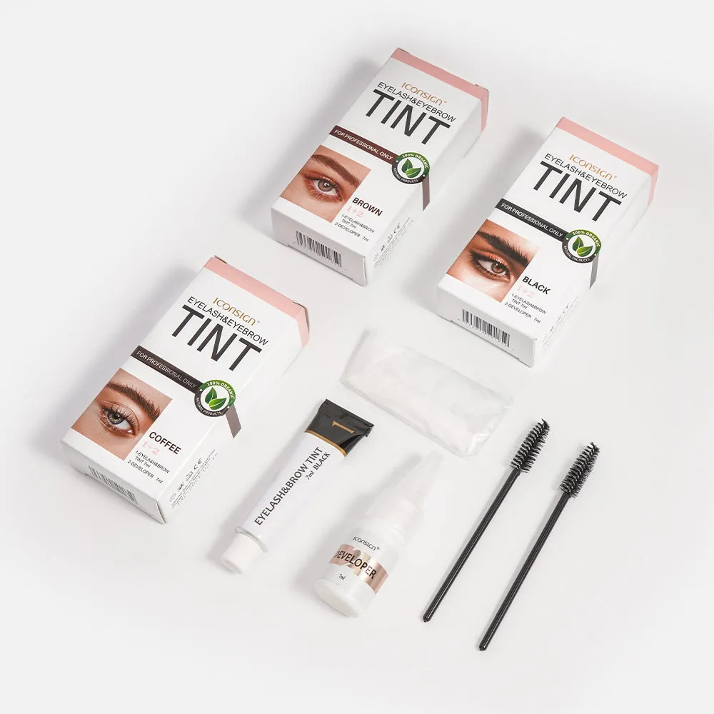 Brow & Lash Dye Tint Kit by Iconsign - High Pigment - Lasts 4 Weeks