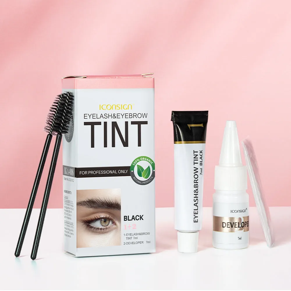 Brow & Lash Dye Tint Kit by Iconsign - High Pigment - Lasts 4 Weeks