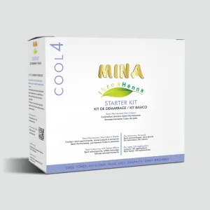 Brow Henna Professional Starter Kit - Cool Tone (Set of 4 Shades - Ash Blonde, Pearl Grey, Graphite & Grey Brown)