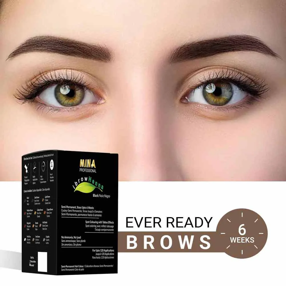 Brow Henna Refill Kit - Black