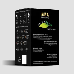 Brow Henna Refill Kit - Black
