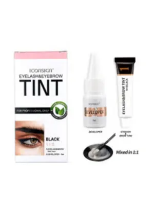 Brow Lamination & Tinting Kit – Black Tint for Eyebrows, Lashes & Beard - Iconsign UAE
