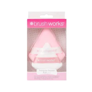 Brushworks Triangular Powder Puff Duo