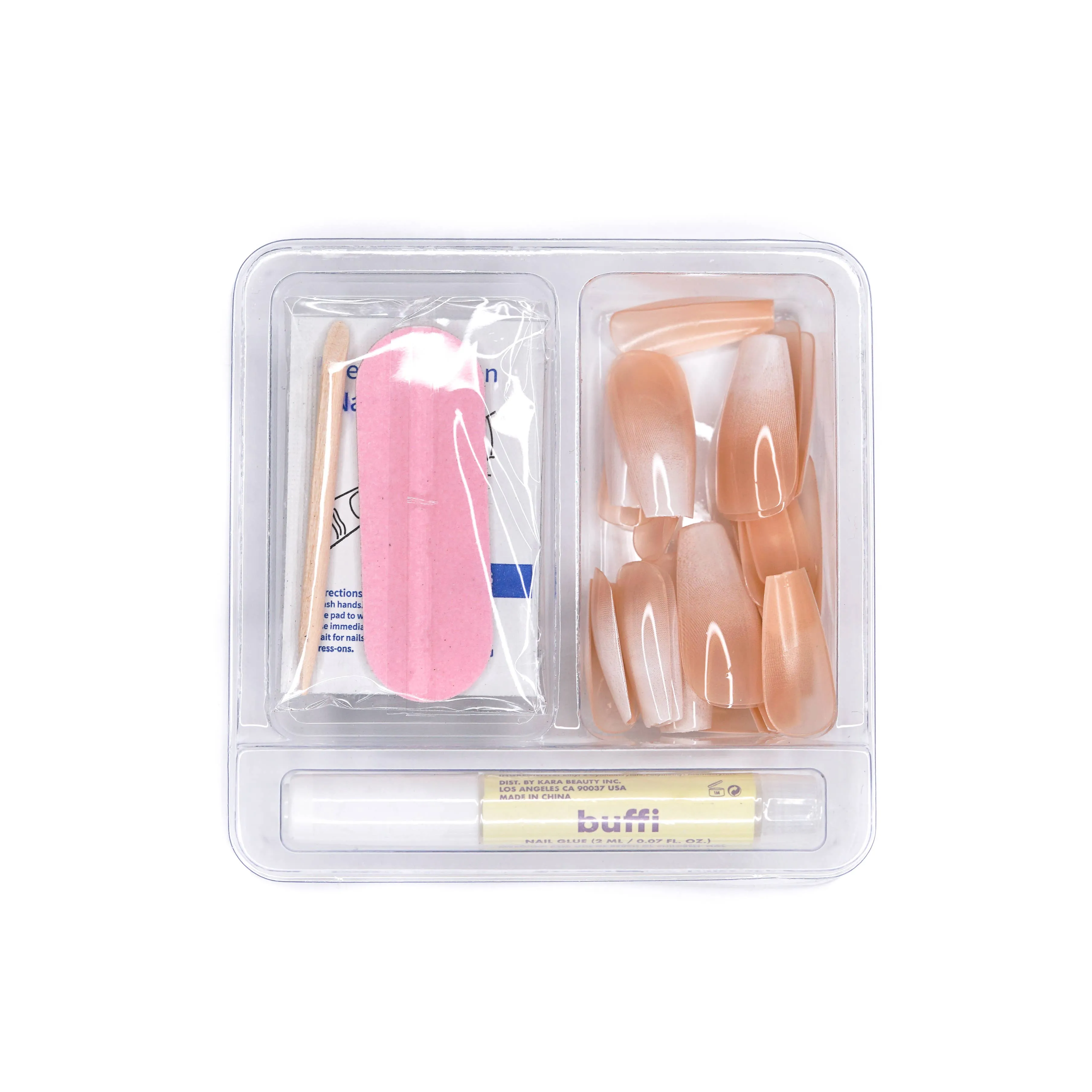 Buffi Press-On Fake Nails - Sugar Tips