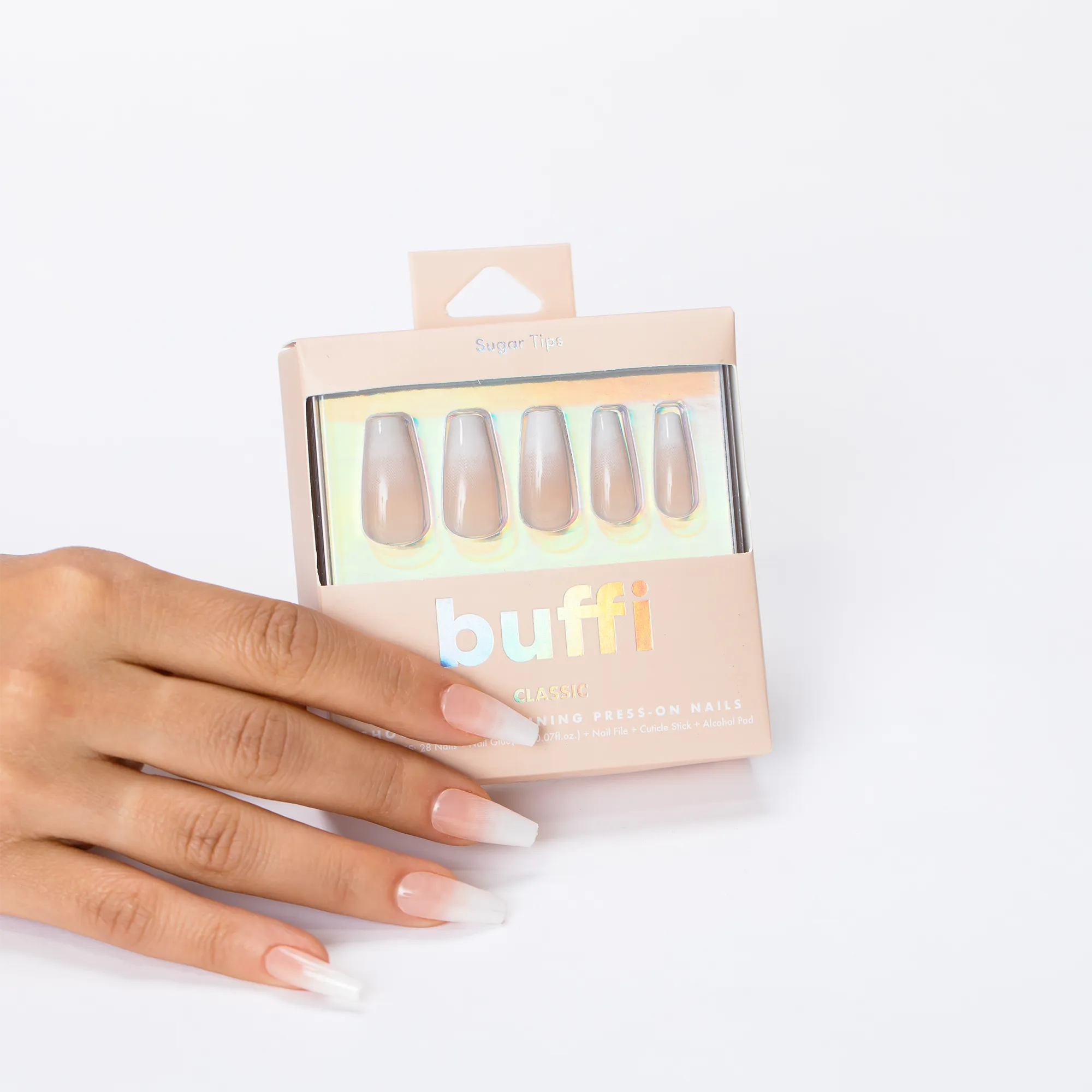 Buffi Press-On Fake Nails - Sugar Tips