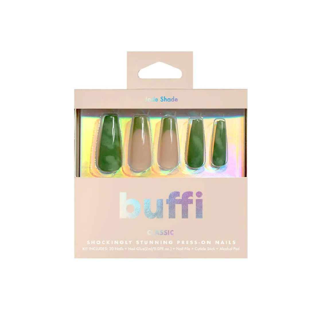 BUFFI PRESS-ON NAILS - JADE SHADE