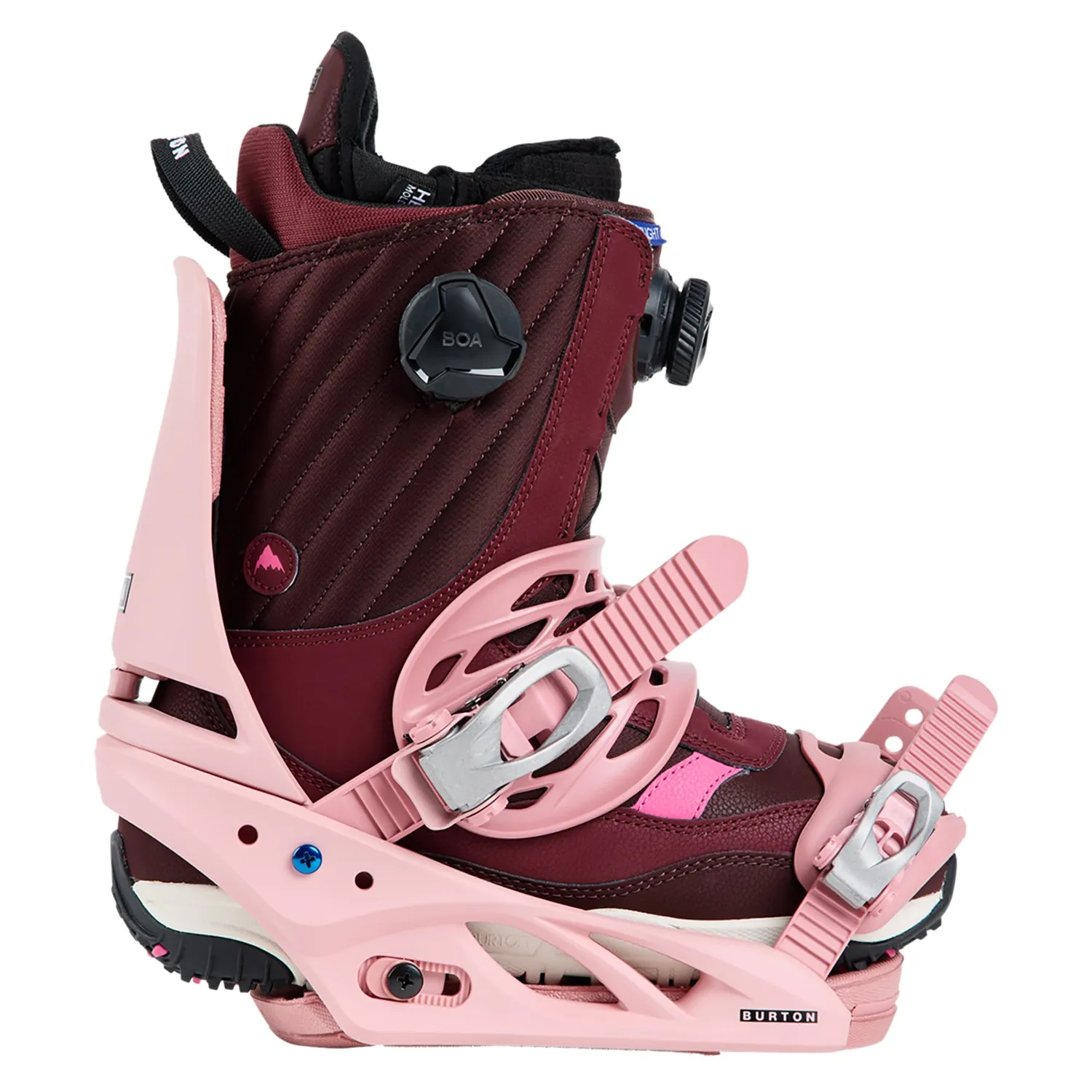 Burton Lexa Womens  Re:Flex Snowboard Bindings Powder Blush