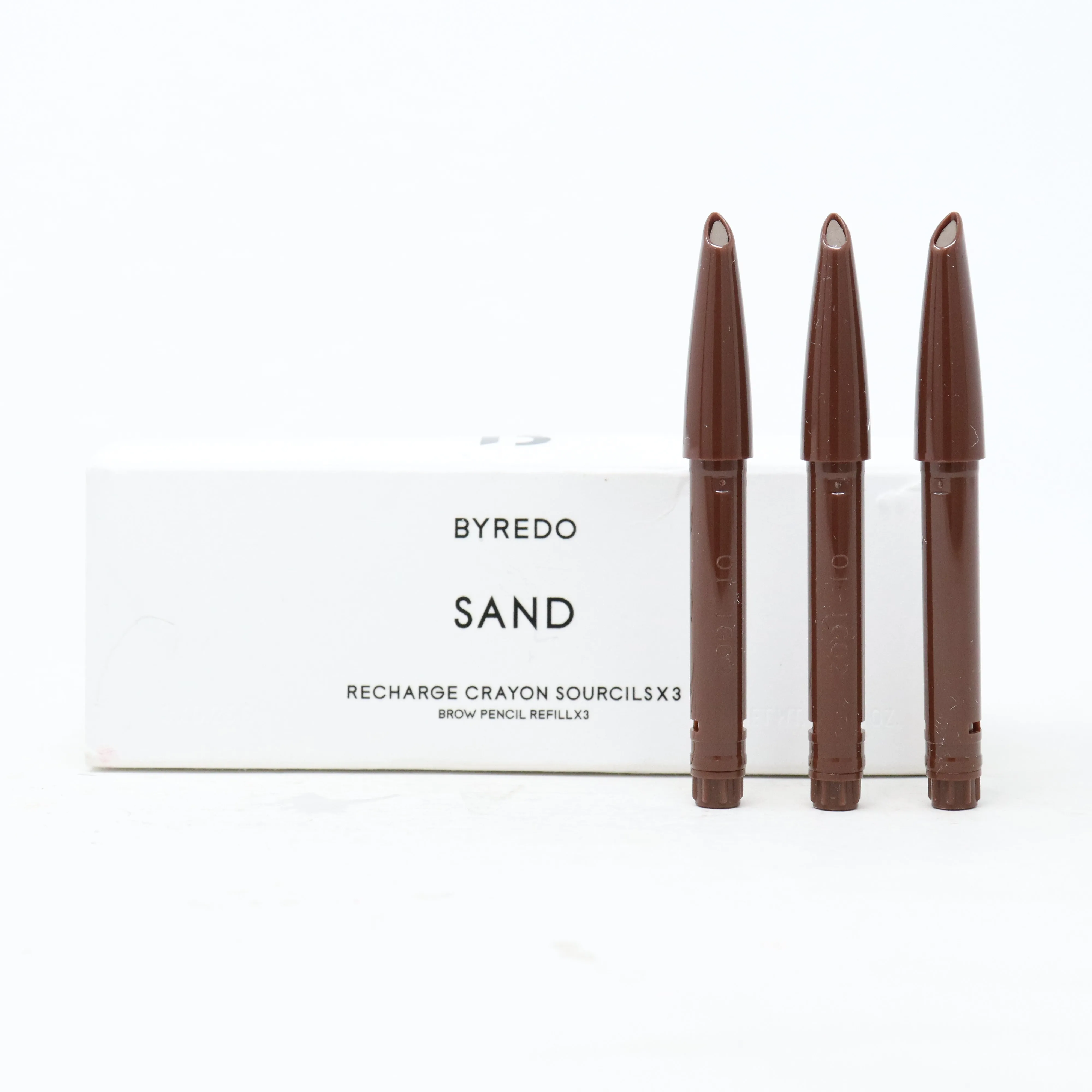 Byredo Recharge Crayon Sourcils Brow Pencil Refill X 3 0.008oz  New With Box