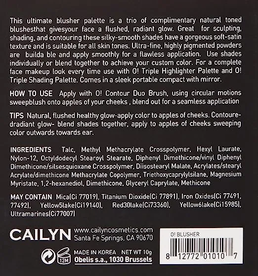 CAILYN O! Triple Blusher Palette