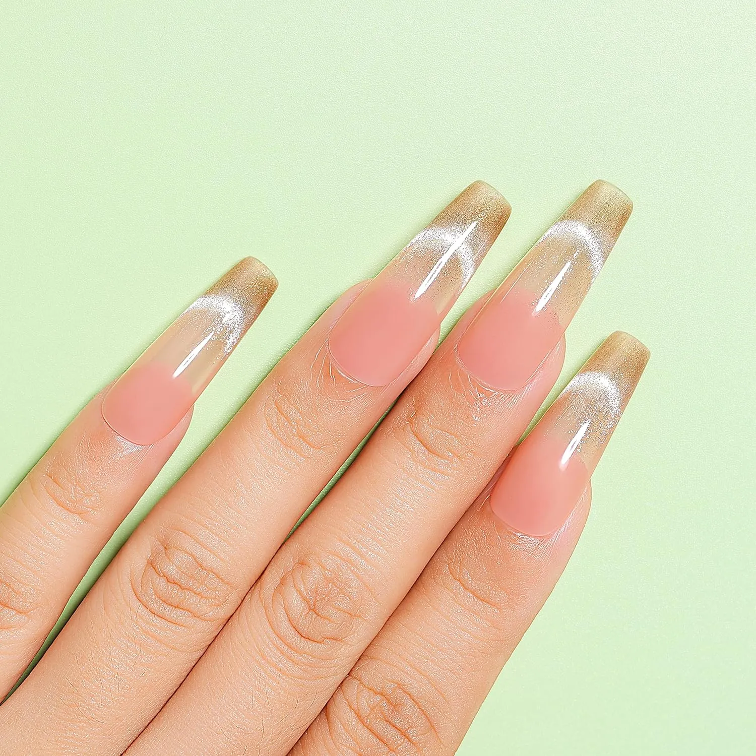 Cat Eye Glitter Nail (496)-10ml