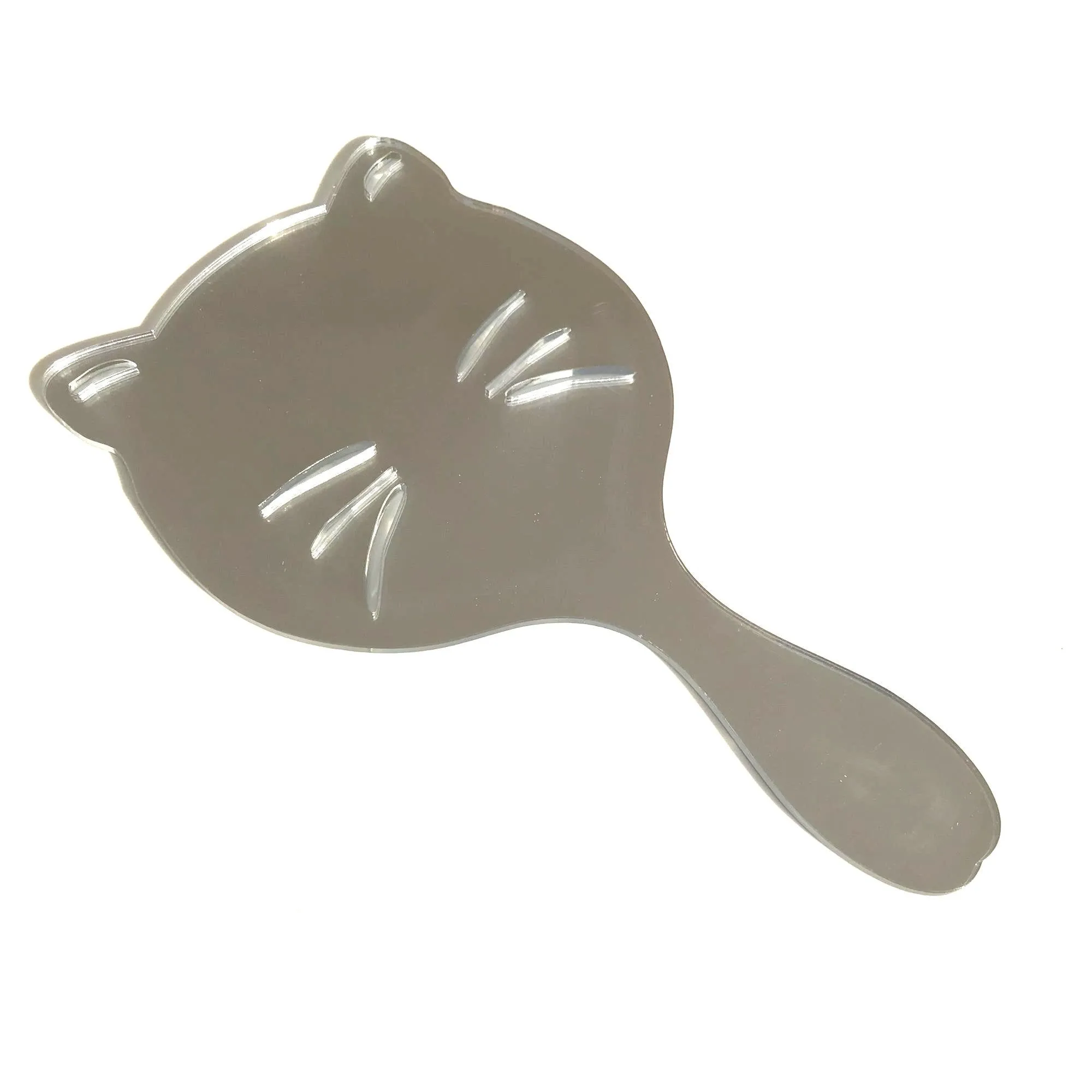 Cat Shaped Hand Held Mirror