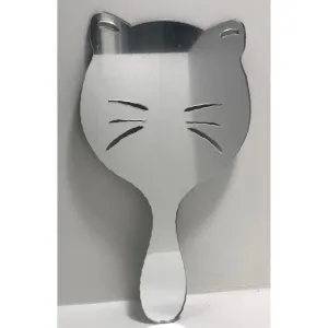 Cat Shaped Hand Held Mirror