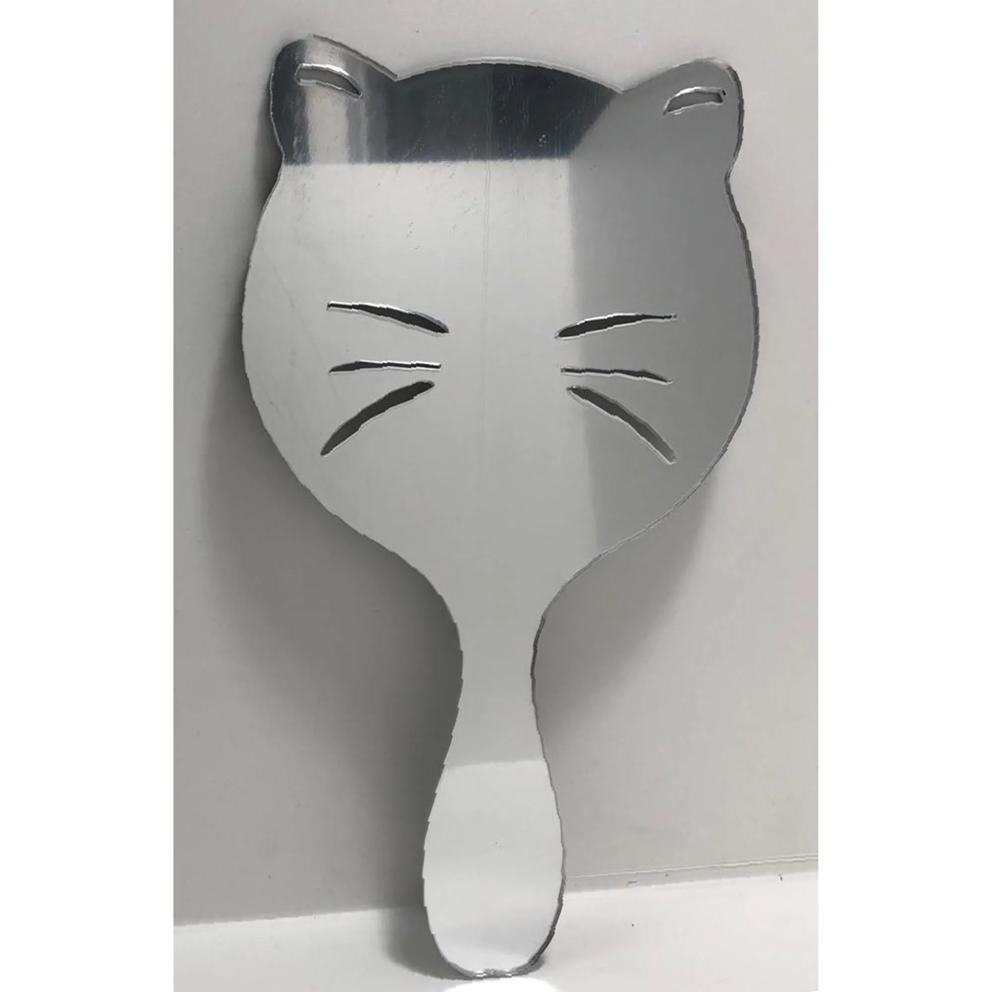 Cat Shaped Hand Held Mirror