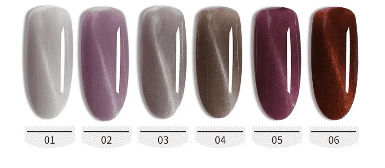 Cat's Eye Glue Nail Polish Set