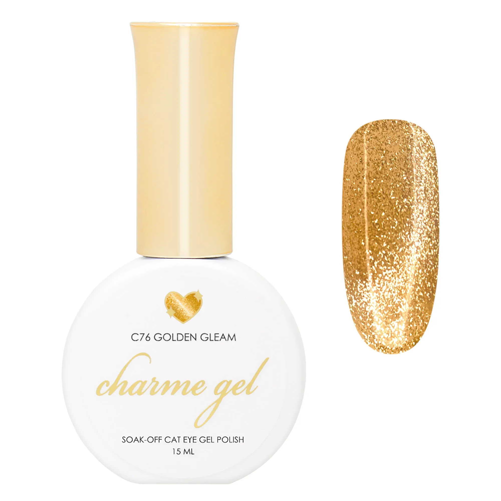 Charme Gel / Cat Eye C76 Golden Gleam