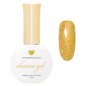 Charme Gel / Rainbow Holo Twinkle H39 Pineapple Punch
