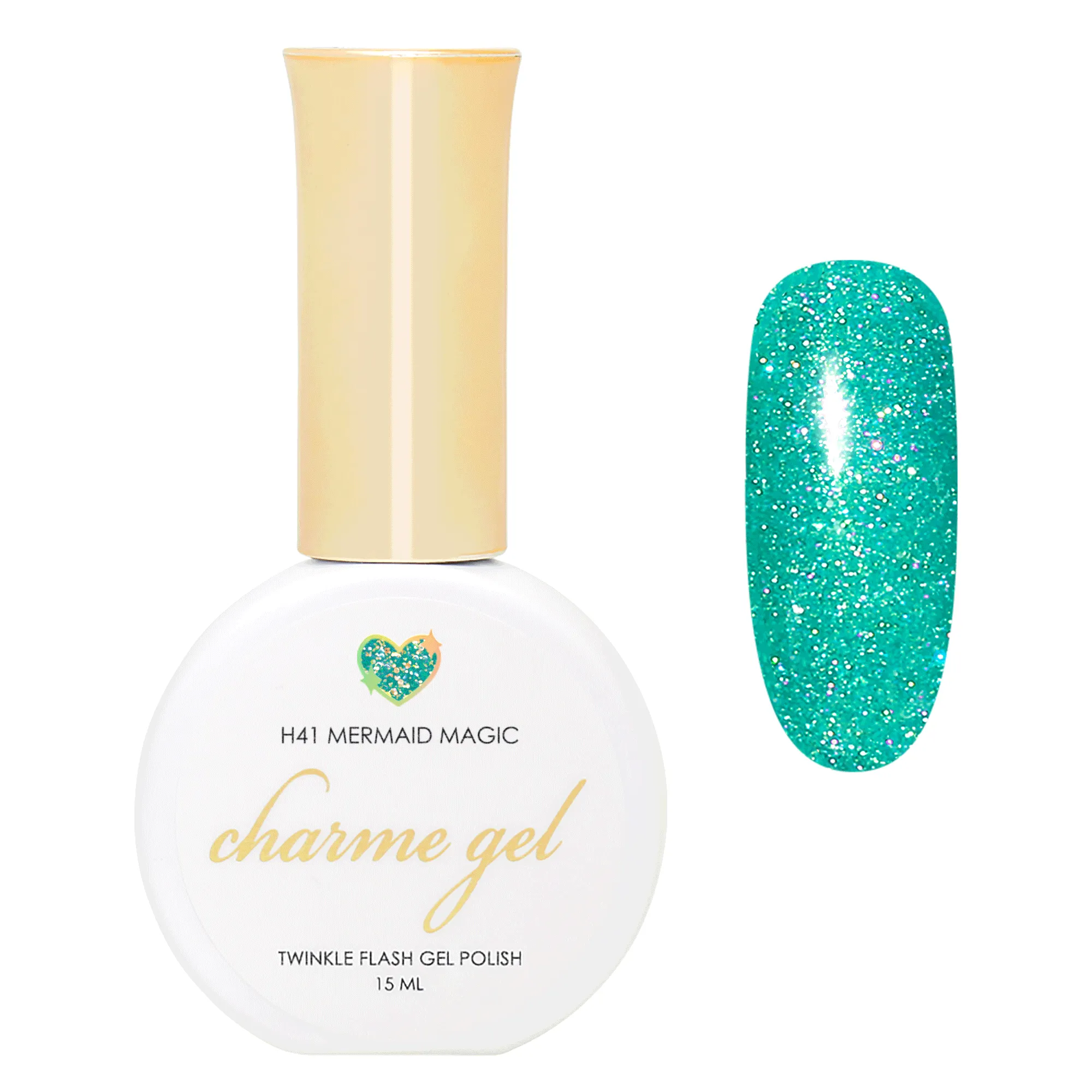 Charme Gel / Rainbow Holo Twinkle H41 Mermaid Magic