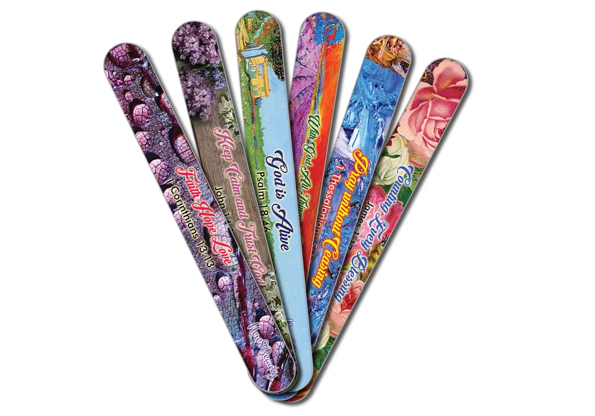 Christian Emery Board - Faith Hope Love (36-Pack)