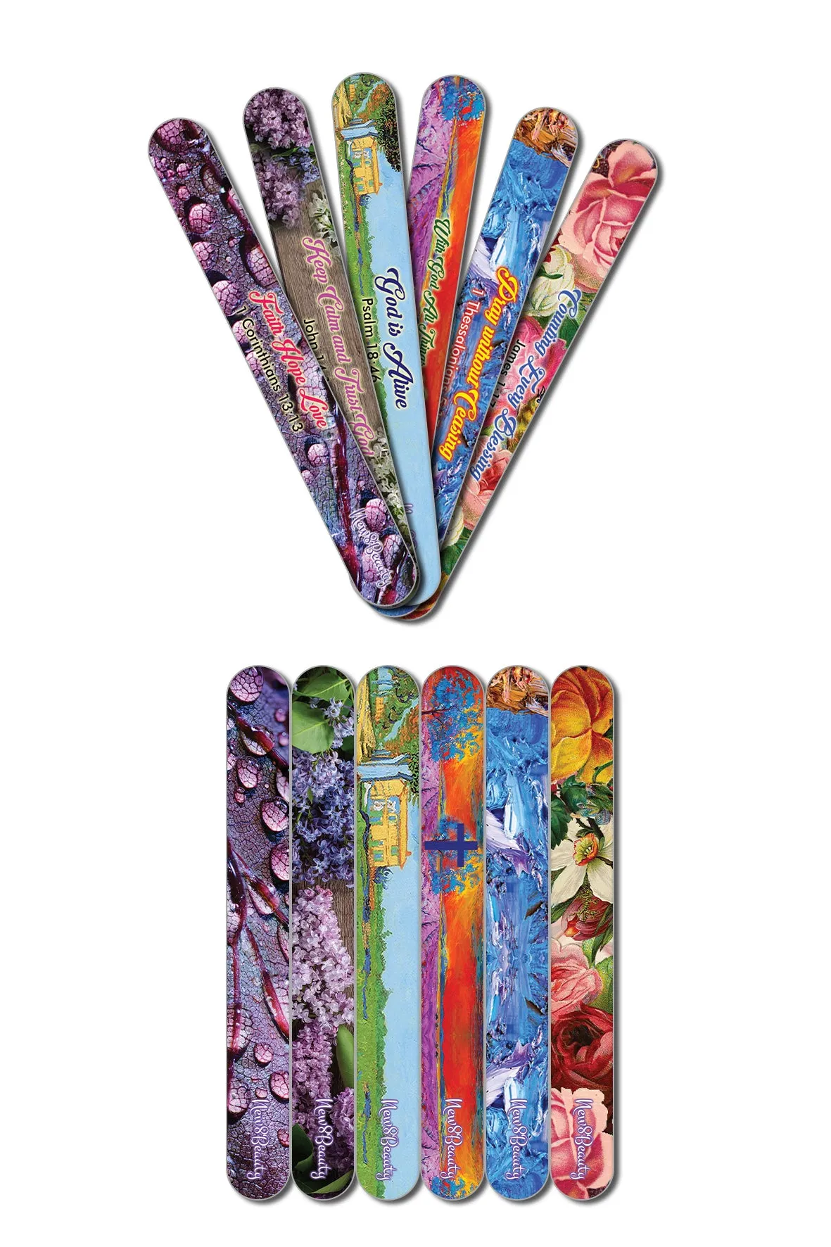 Christian Emery Board - Faith Hope Love (36-Pack)