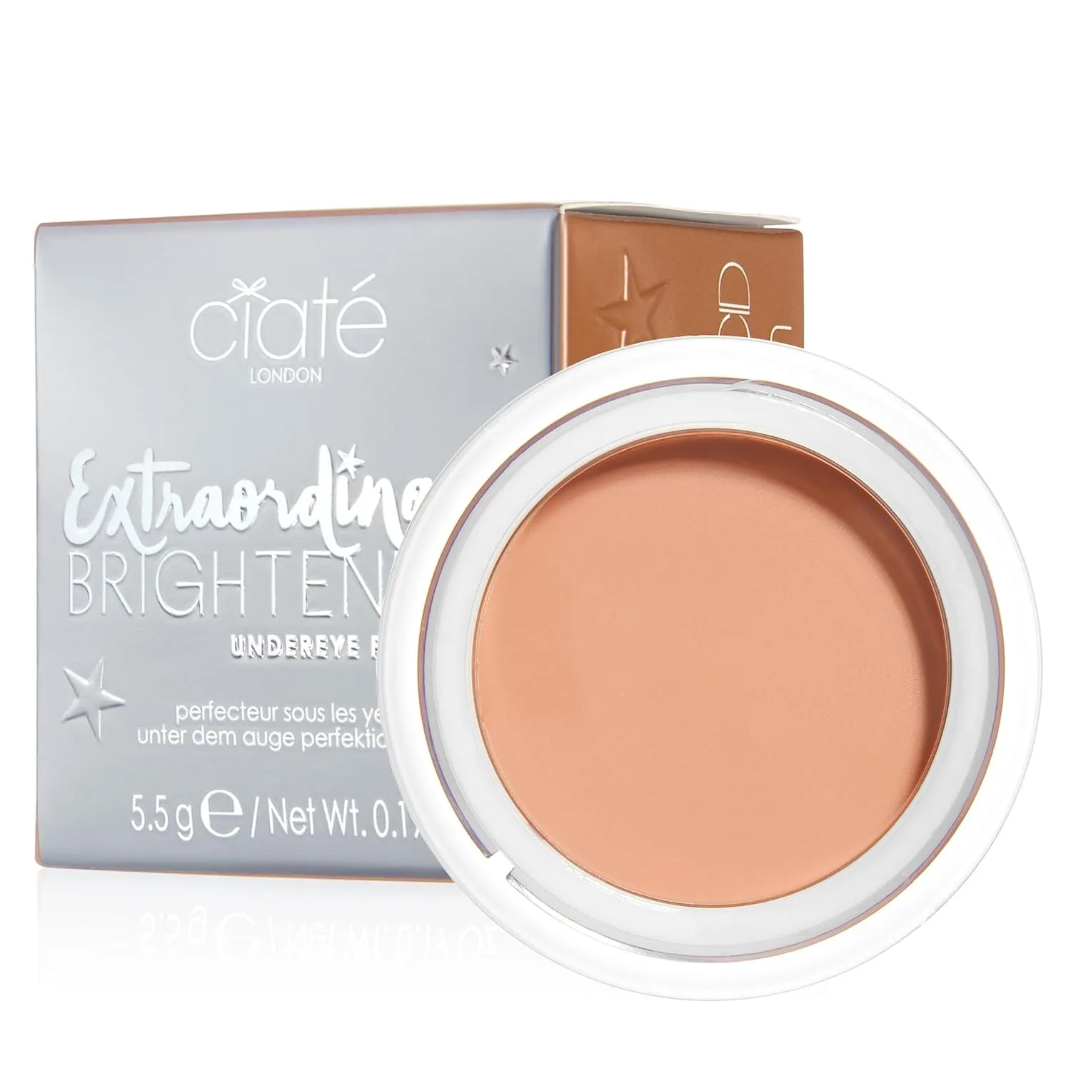 Ciat London Extraordinary Brightening Undereye Perfector, Enriched With Vitamin C & Hyaluronic Acid, Medium