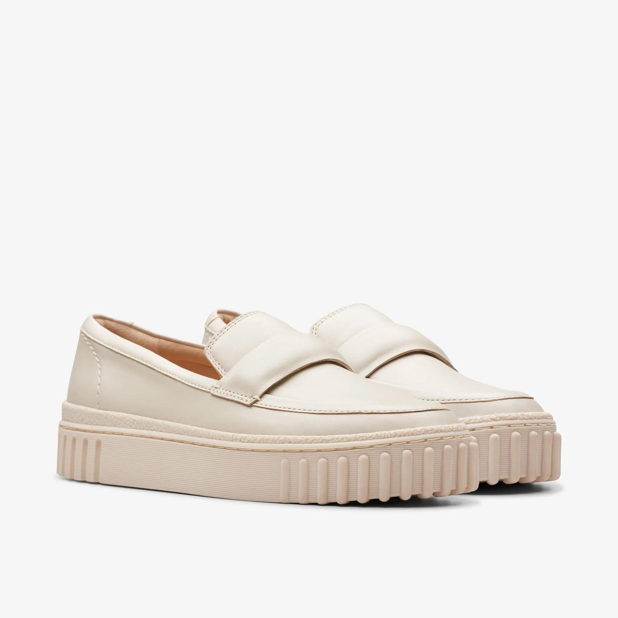 Clarks Women's Mayhill Cove Cream Leather 26176434