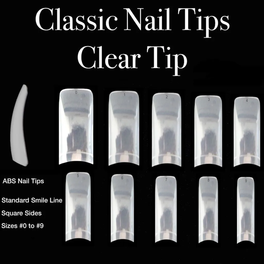 Classic Clear Nail Tips
