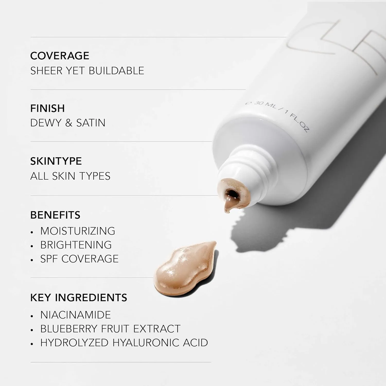 CLE Cosmetics CCC Cream (Neutral Light 103 / SPF 50) - Color Correcting, Hydrating Hybrid CC Cream with Sunscreen - Light to Medium Coverage Foundation - 1 fl oz