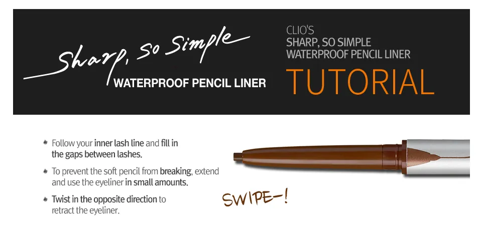 Clio Sharp, So Simple Waterproof Pencil Liner