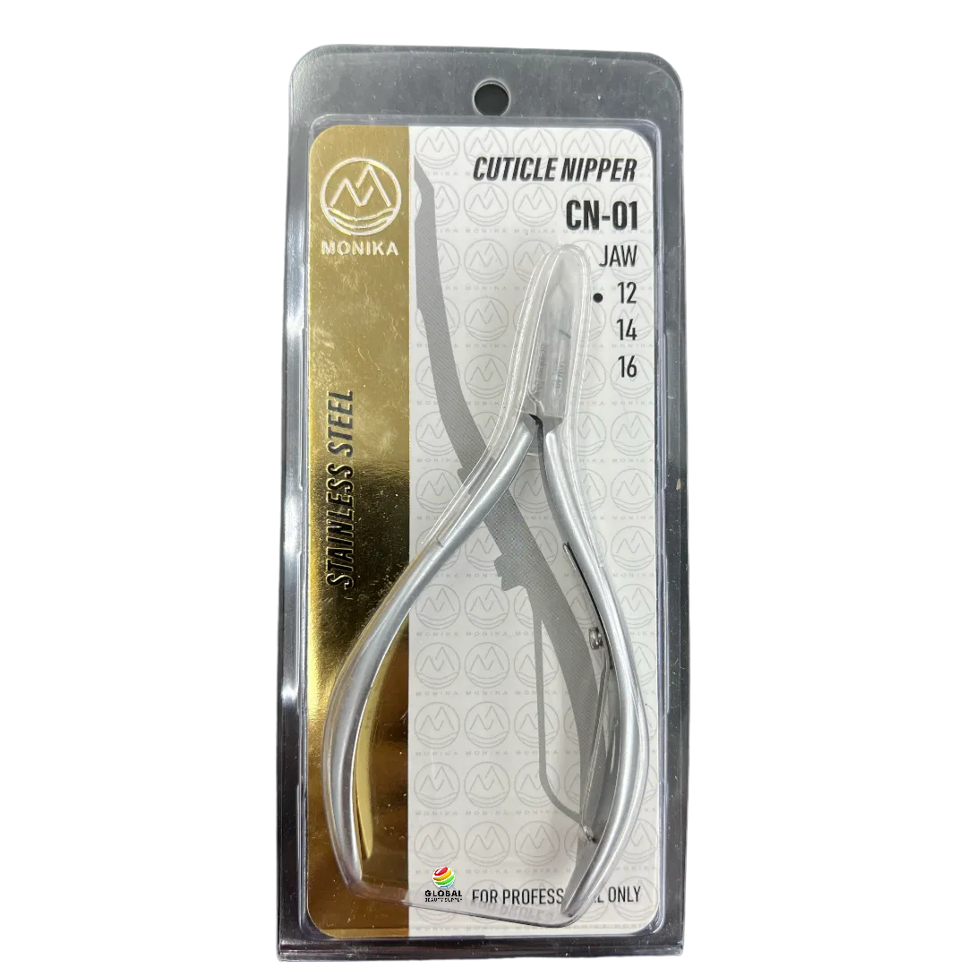 CN-01 #12 Monika Cuticle Nipper Square Head 1/4 Jaw