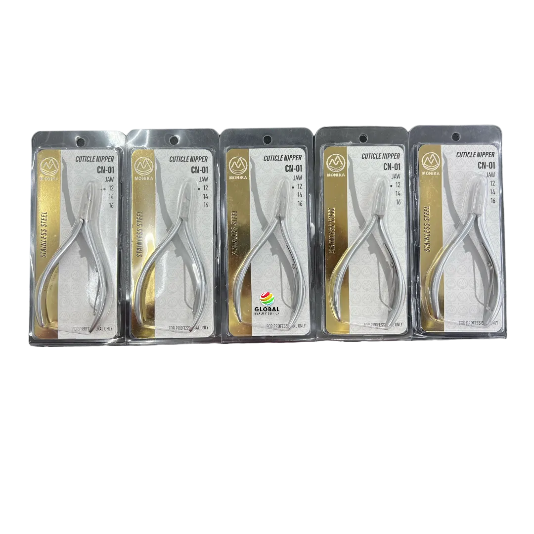 CN-01 #12 Monika Cuticle Nipper Square Head 1/4 Jaw