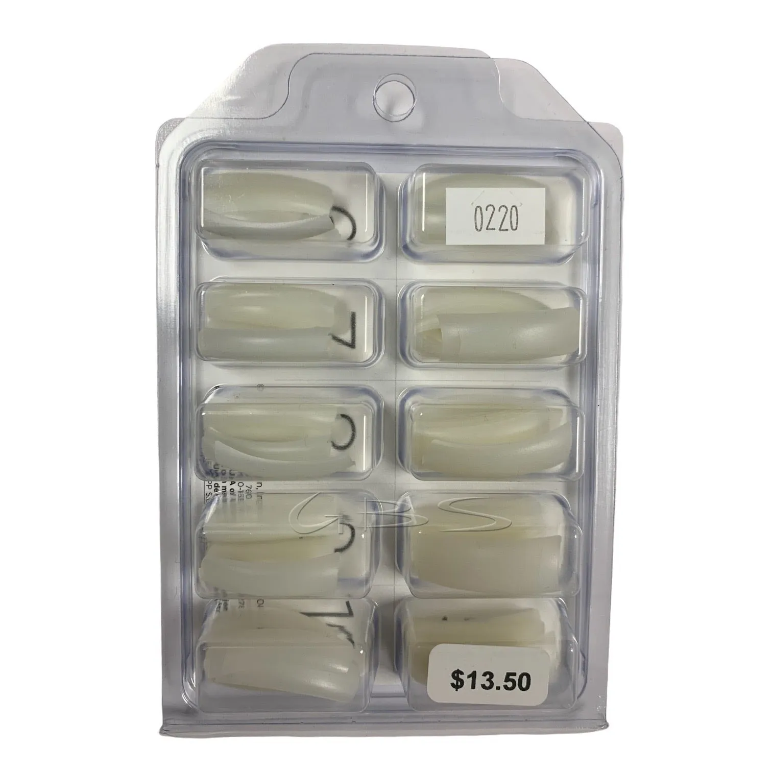 CND Velocity NATURAL Nail Tips - 100ct