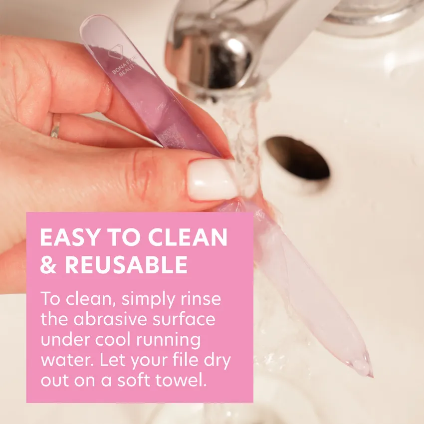 Coarse Grit Single Purple Nail File