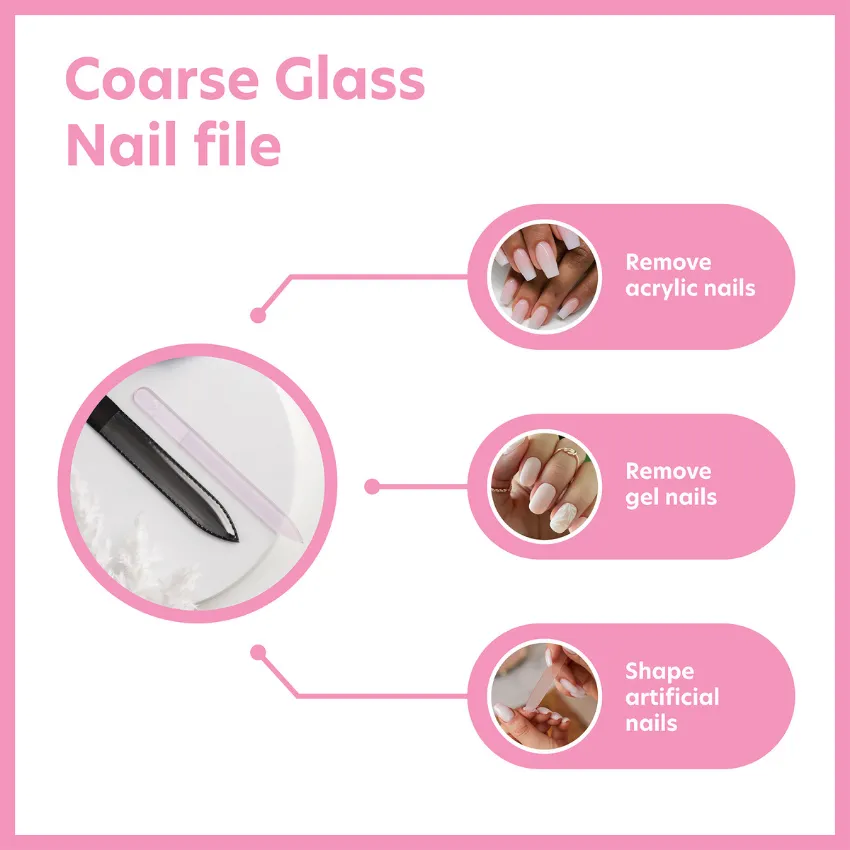 Coarse Grit Single Purple Nail File