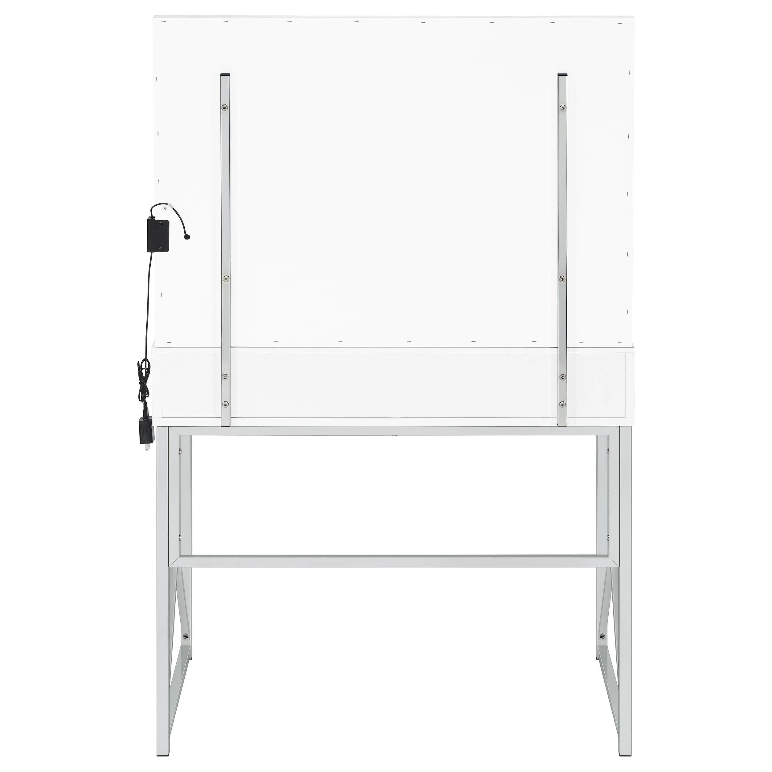 Coaster Furniture Eliza 936164 2-piece Vanity Set with Hollywood Lighting - White/Chrome