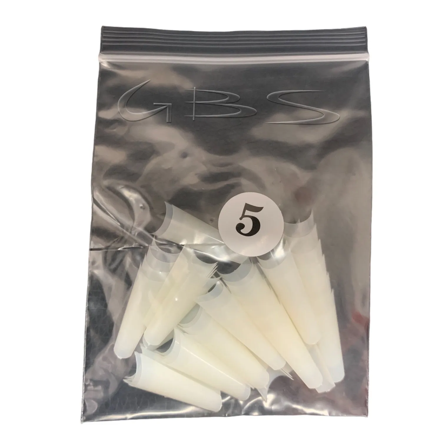 Coffin Ballerina (Straight Short) Nail Tips (NATURAL) 50ct/bag