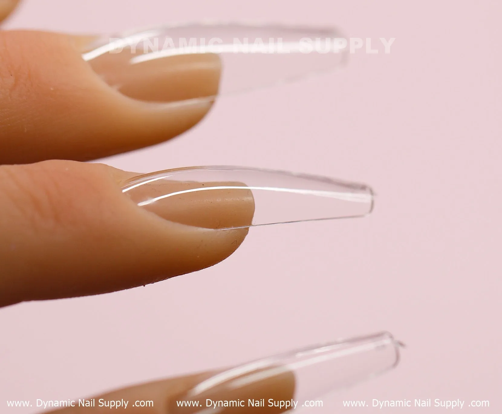 [Coffin L] Full Cover Tips - Soft Gel X tips - 600 pcs - Box
