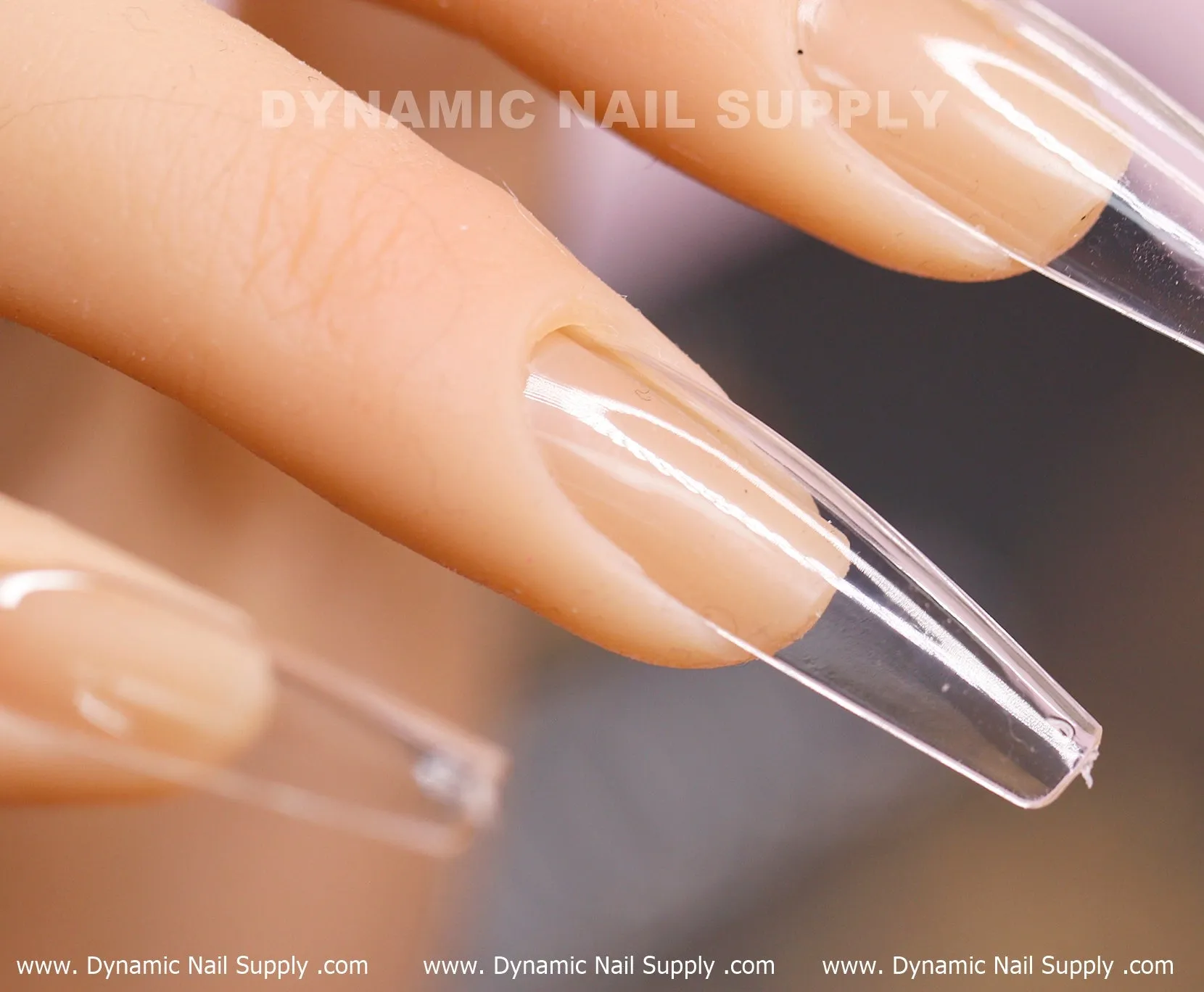 [Coffin L] Full Cover Tips - Soft Gel X tips - 600 pcs - Box