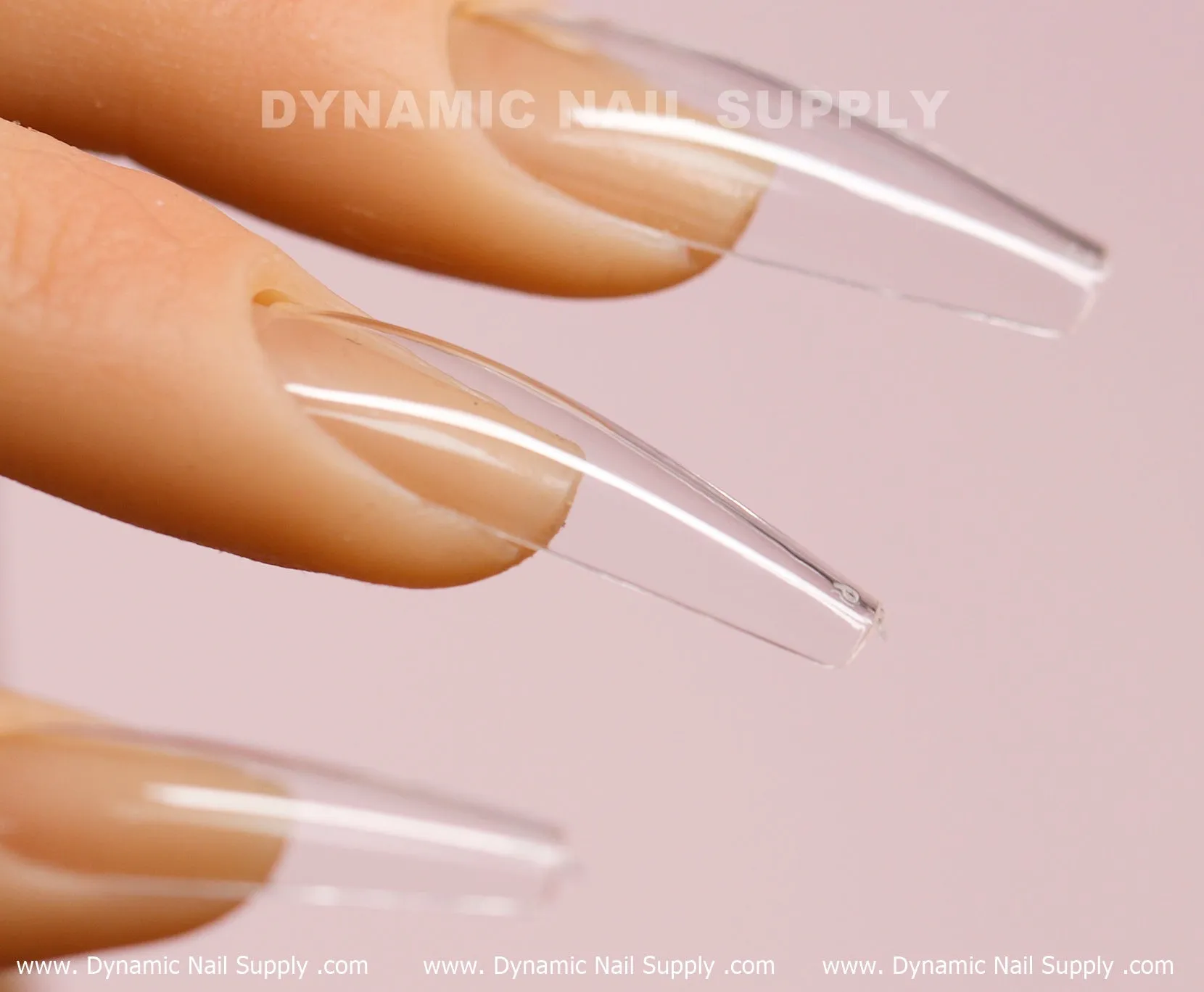 [Coffin L] Full Cover Tips - Soft Gel X tips - 600 pcs - Box