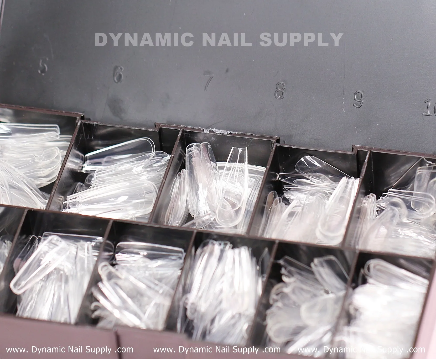 [Coffin L] Full Cover Tips - Soft Gel X tips - 600 pcs - Box