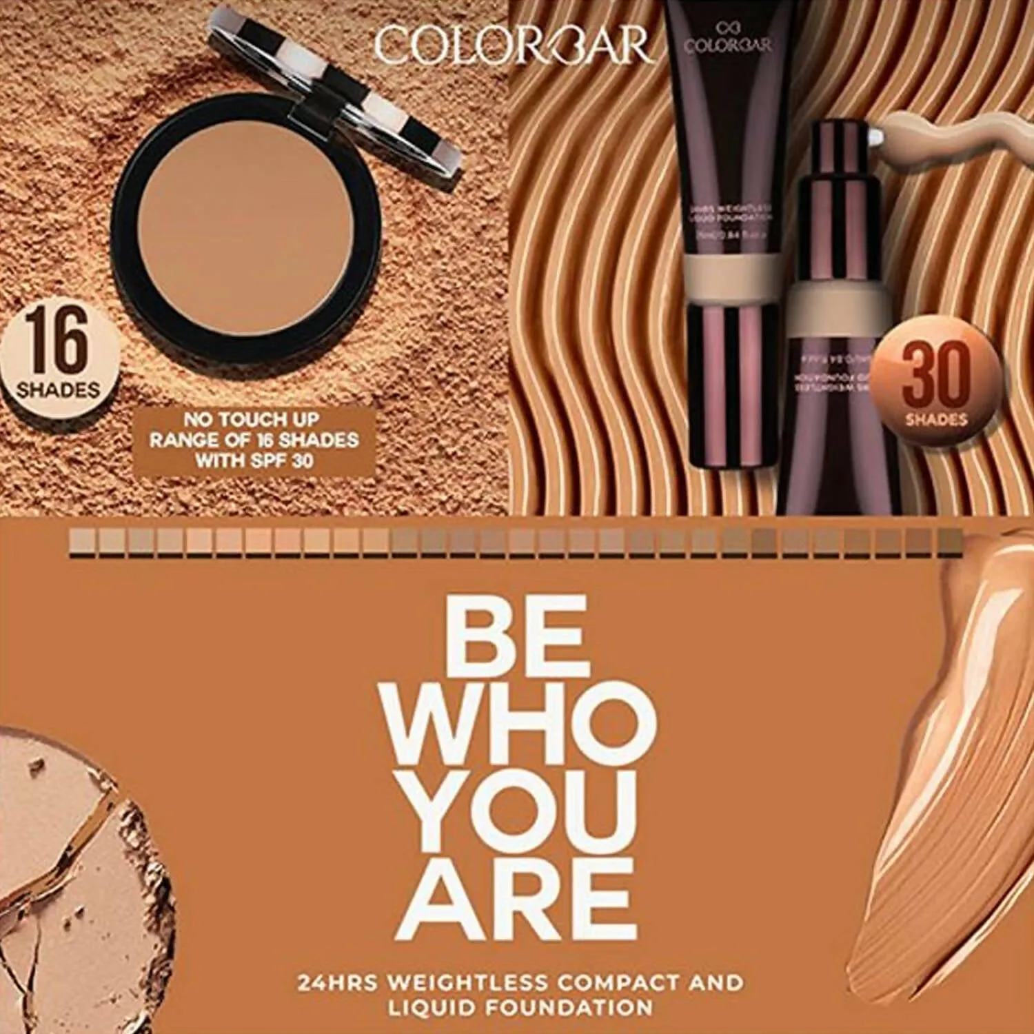 Colorbar 24Hrs Wear Weightless Powder Foundation Pf 13