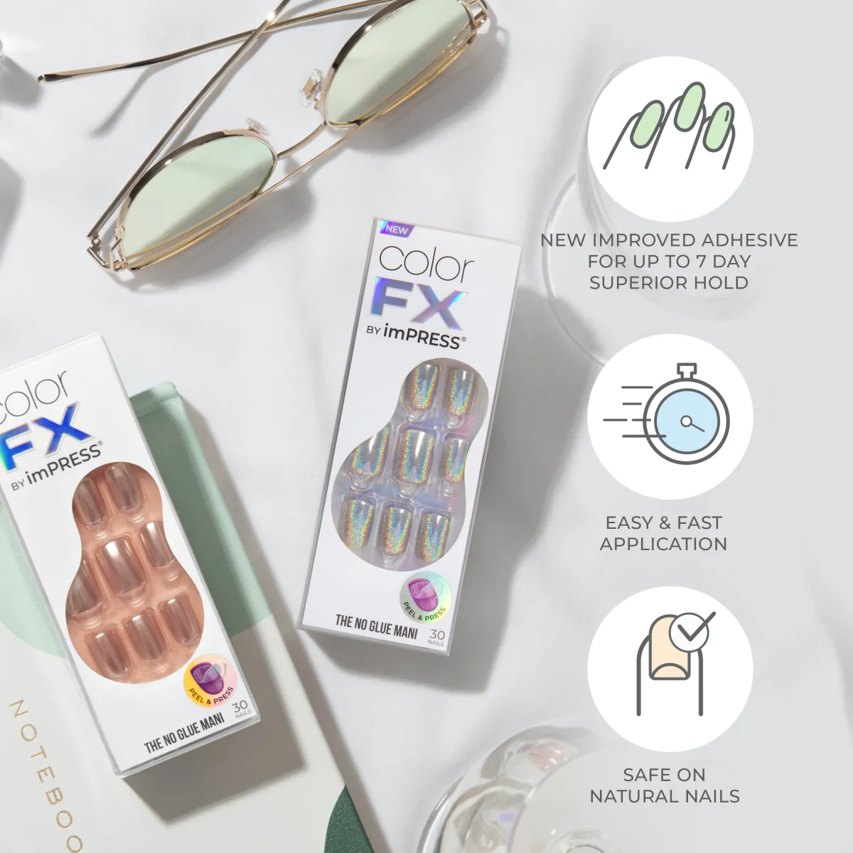colorFX by imPRESS  Press On Nails - Rebel