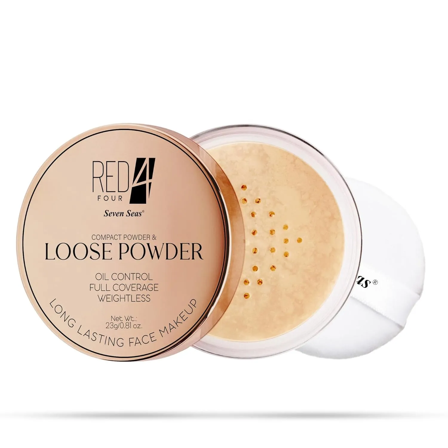 Compact Powder & Loose Powder, Oil Control, Full Coverage, 23g (Natural, 23GM)