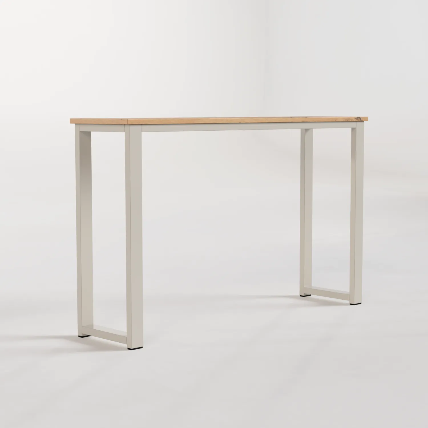 Console Table Nº 1 - Silk Grey / Solid Oak