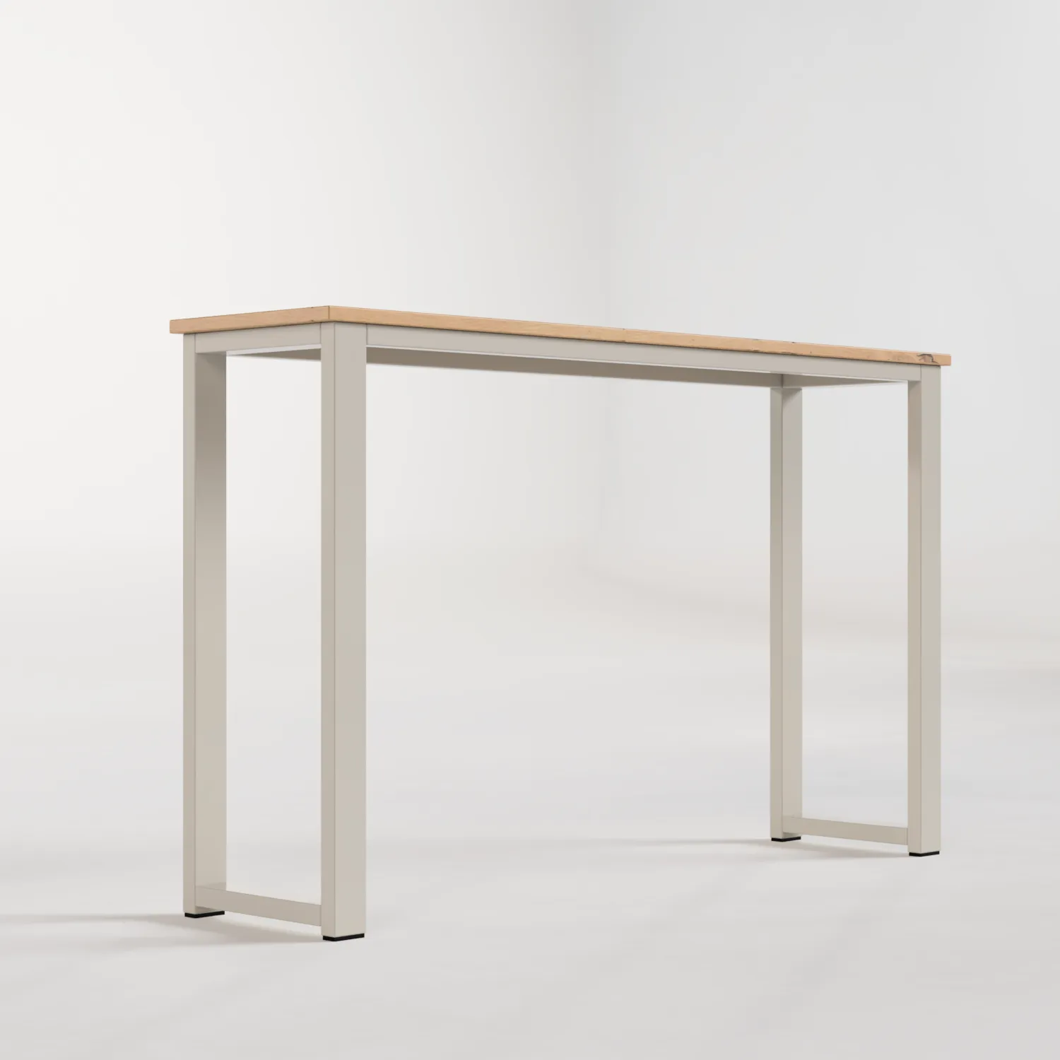 Console Table Nº 1 - Silk Grey / Solid Oak